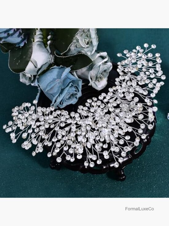 Handmade Rhinestone Wedding Headpiece Bridal Headband Hair Accessory main image 7